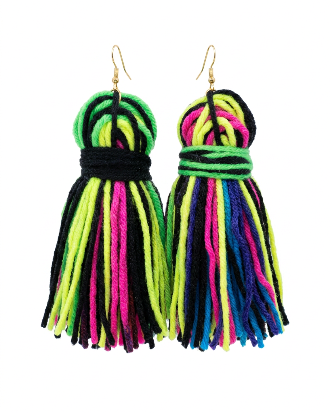 Multicolor Tassel Earrings